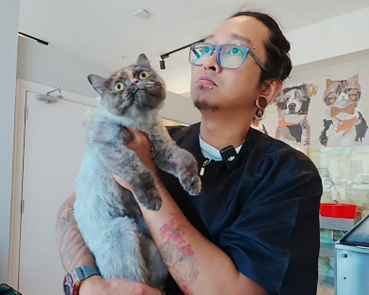 How a viral Dubai cat groomer became the internet’s ‘Calm Cat Whisperer’