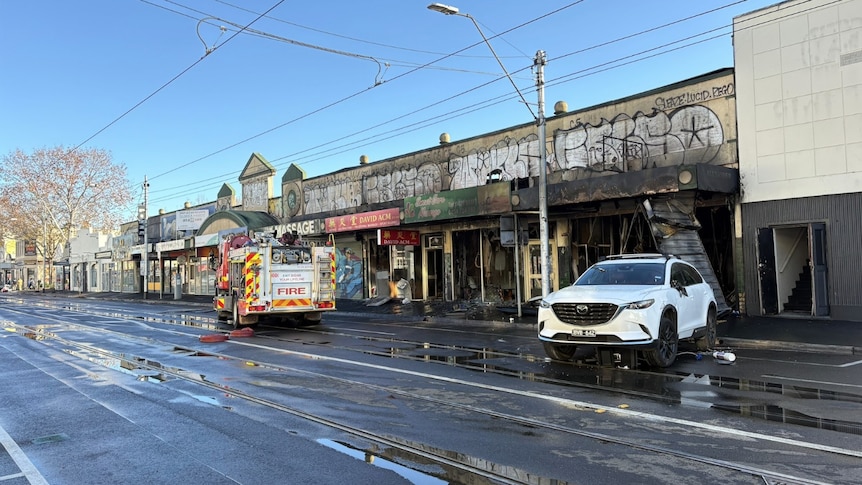 Teenager charged over $2m fire that destroyed multiple Melbourne shops