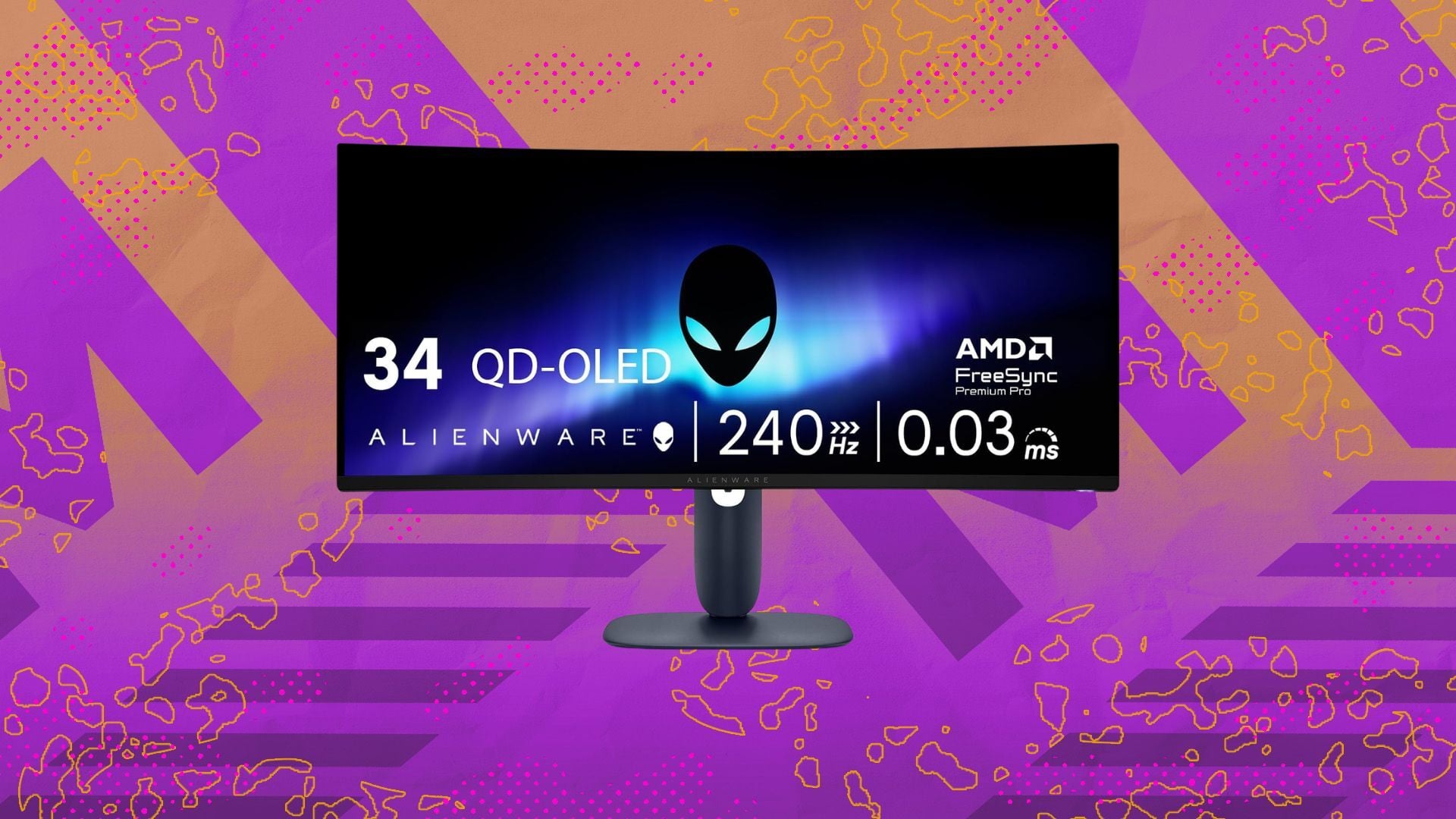 Upgrade your gaming setup this weekend with $100 off the Alienware 34 240Hz QD-OLED curved monitor