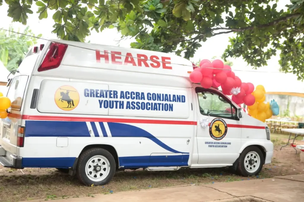 Mahama donates hearse to Gonjaland Youth Association to support dignified burials