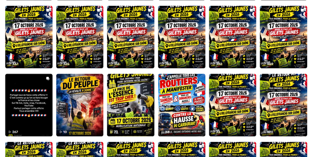 How a TikTok rumor about the Yellow Vests' return spread