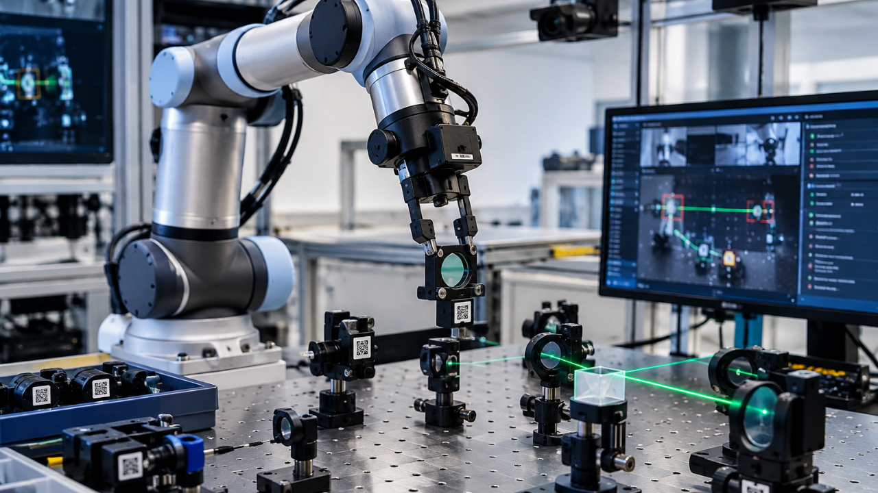 MIT robot built a working laser cavity in under 30 minutes