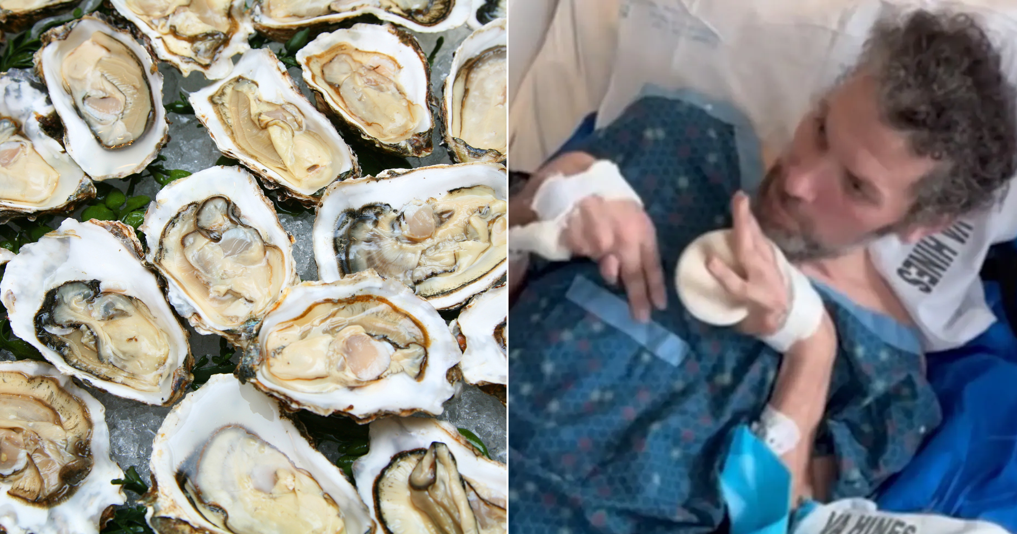 Man, 44, eats raw oysters in US, suffers heart attack, brain damage & goes into coma