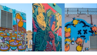 Al Sadd Metro Station features artistic murals in collaboration with Qatar Museums