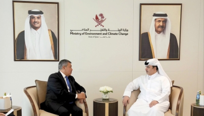 Al Subaie and Ambassador of Kazakhstan discuss cooperation in environmental field