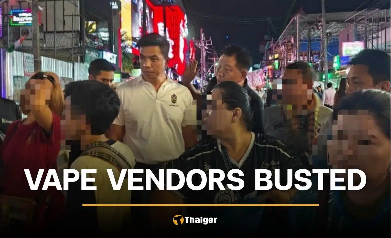 Phuket officials deny complicity after Bangla Road vape raid and 10 arrests