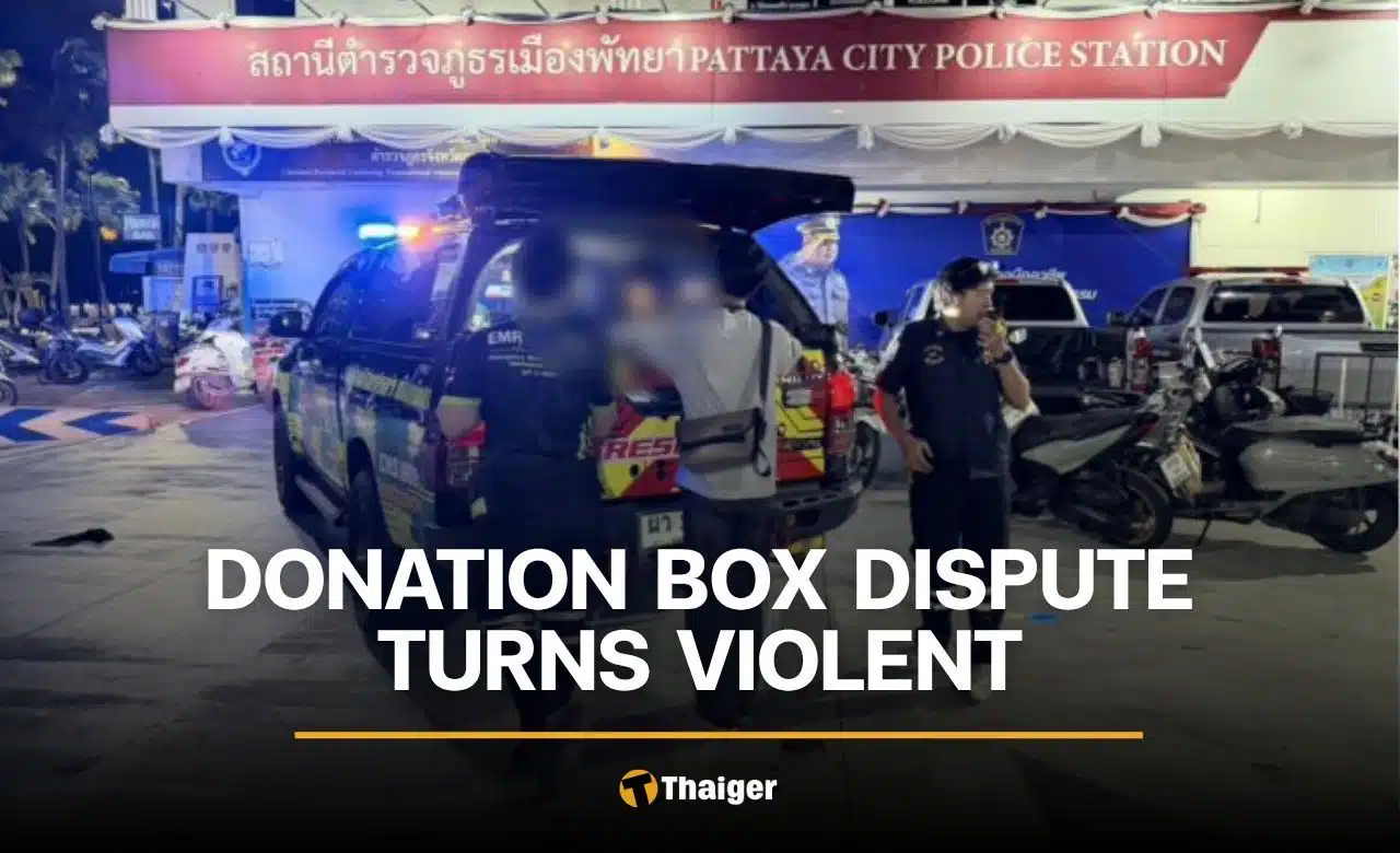 Pattaya man says he was beaten after confronting alleged donation-box thief