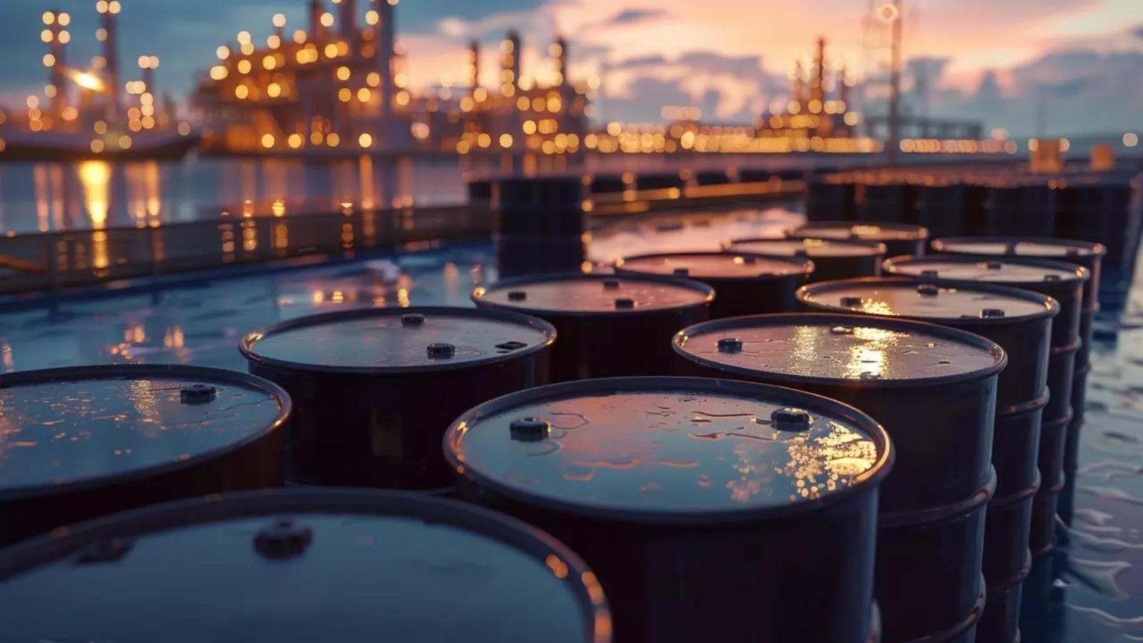 Oil steadies as blockade threat revives supply risk