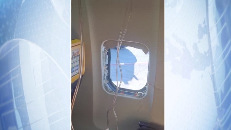 Bird remains in engine of plane man almost sucked out of