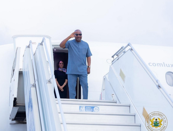 President Mahama leaves for 81st UN General Assembly