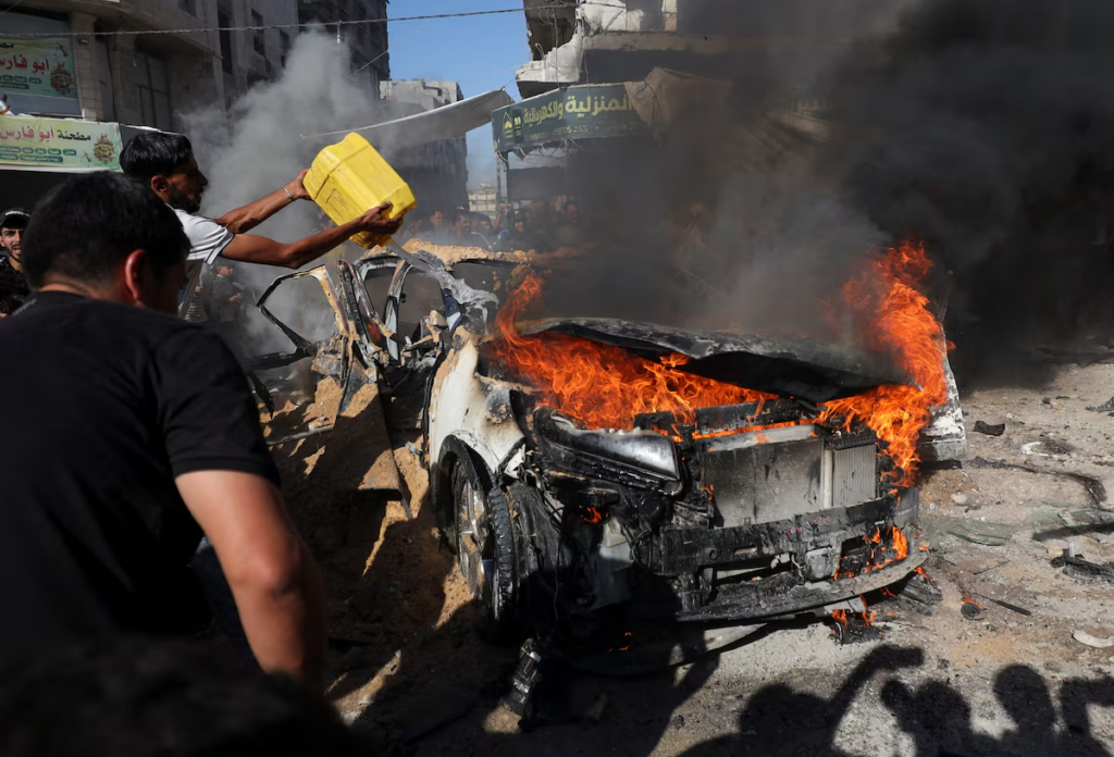 Israeli strikes kill three people in Gaza, medics say