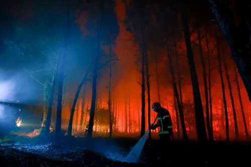 New wildfire forces evacuation of 500 people in France