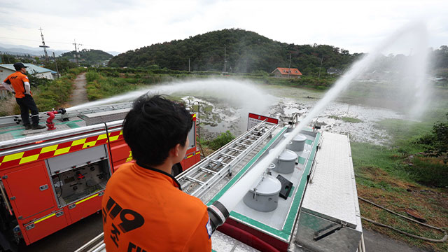 National Fire Mobilization Order in Effect for South Gyeongsang Province for Third Day