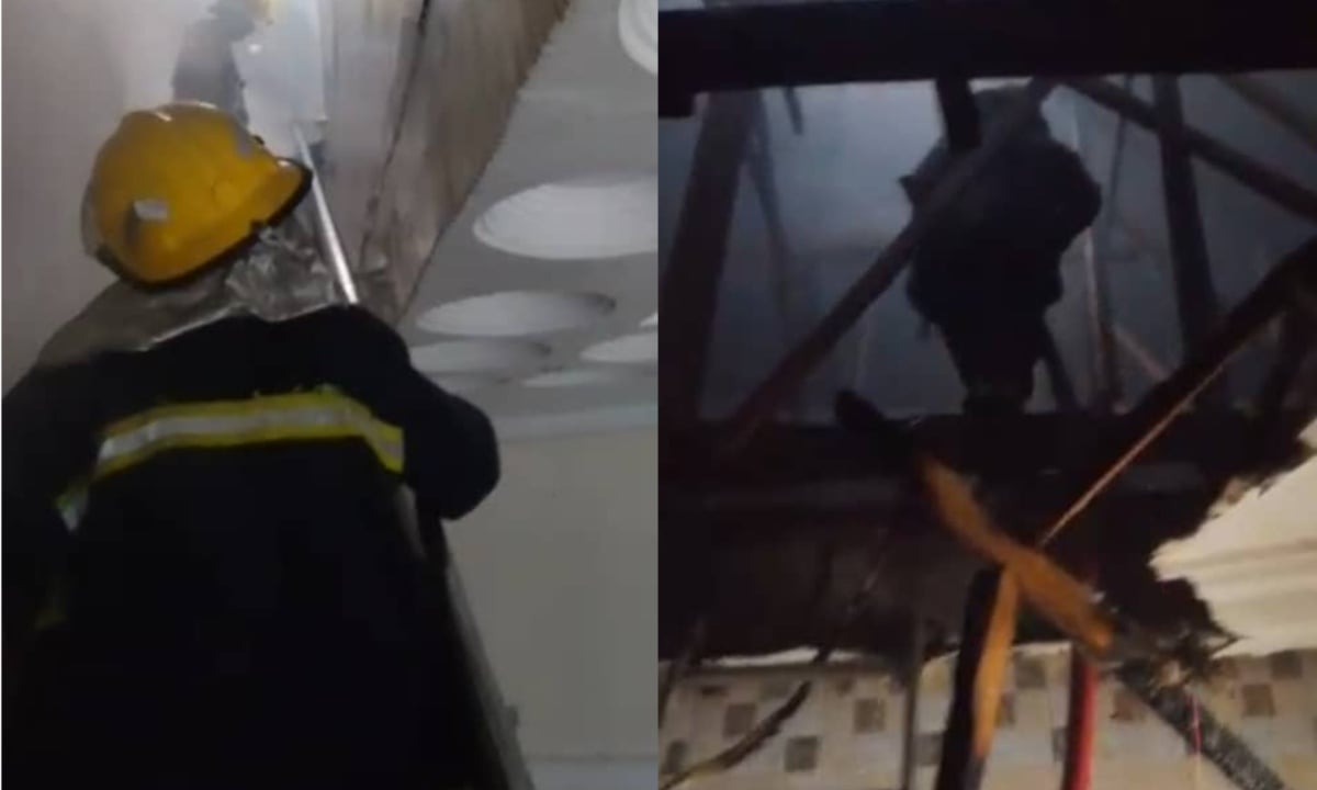 Properties worth millons of naira destroyed as fire ravages residential building in Ibadan