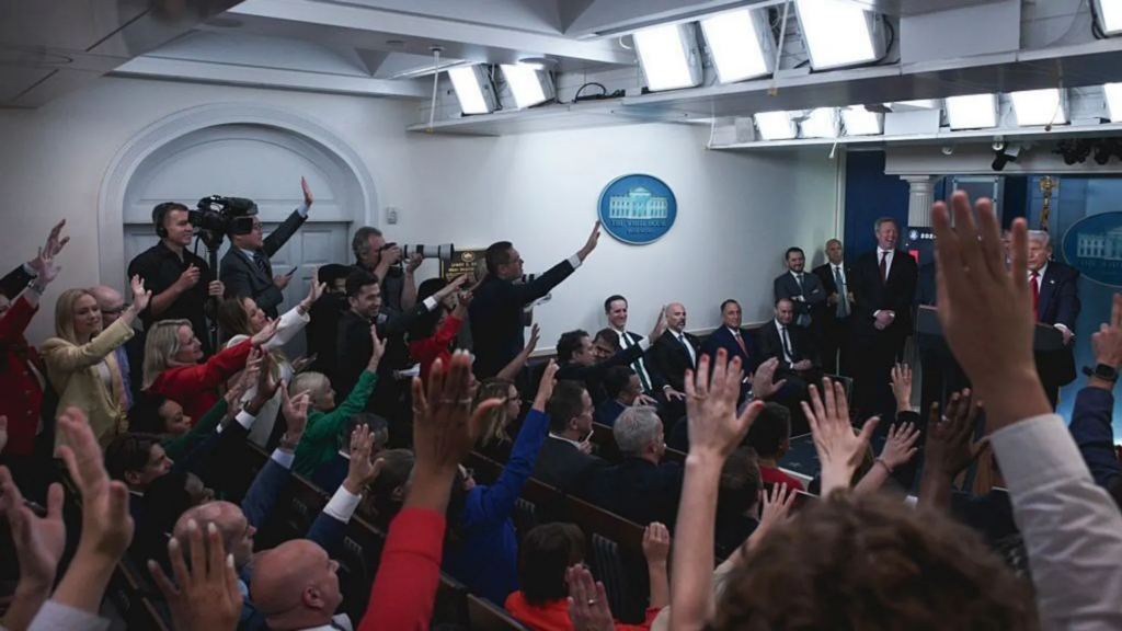 Journalists denied White House access after Trump banned some media outlets