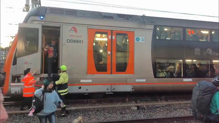 Major delays after overhead wires come down on Sydney passenger train