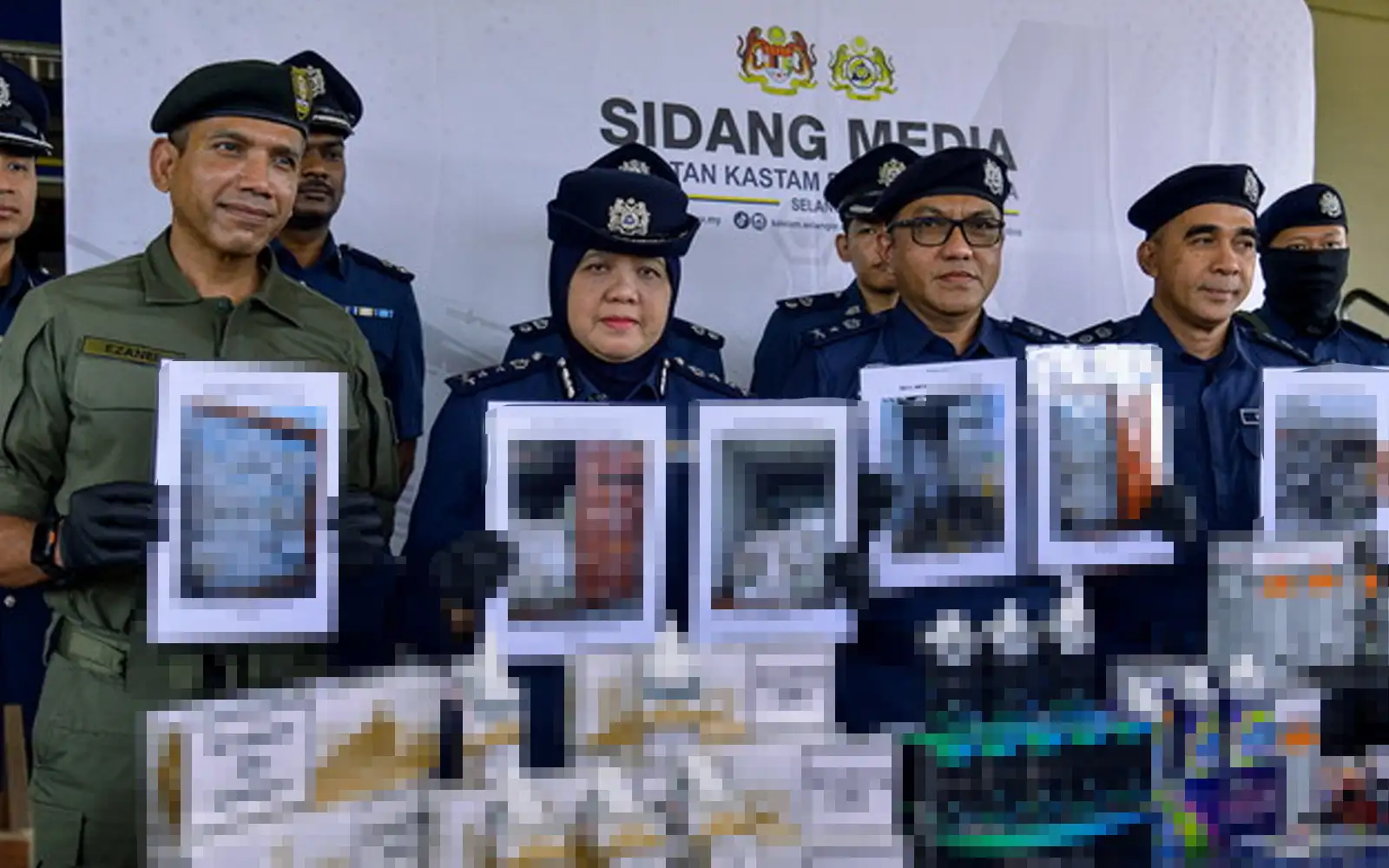 Kastam rampas 63 kontena pelbagai komoditi hampir RM43 juta