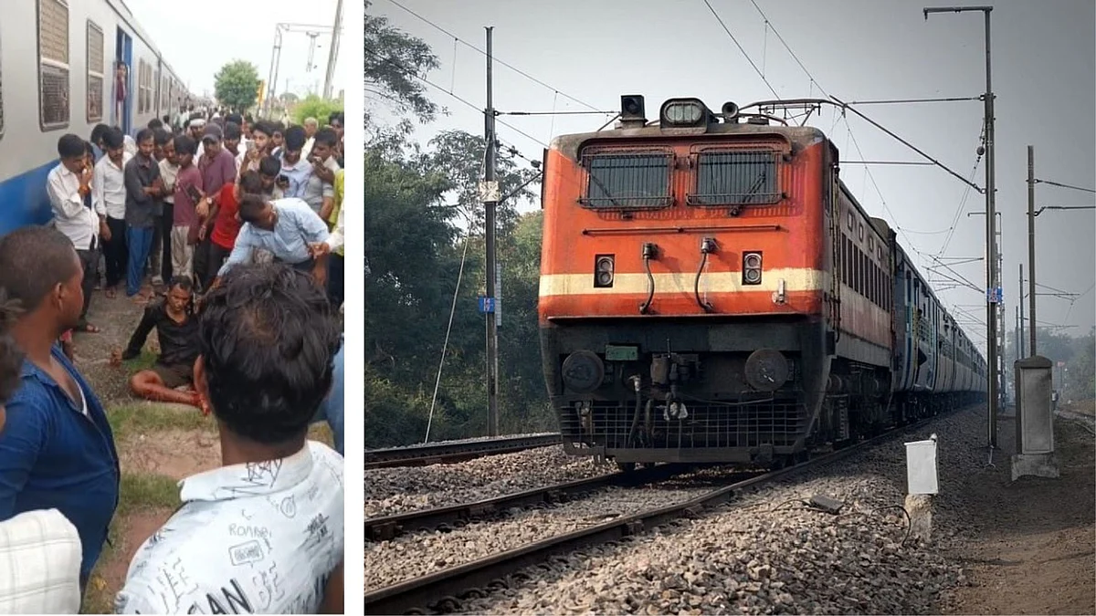Disturbing Video! Jharkhand Labourer Falls Off Moving Train In MP, Loses Limb; Wails In Pain Helplessly As Medical Team Arrives 30 Minutes Late
