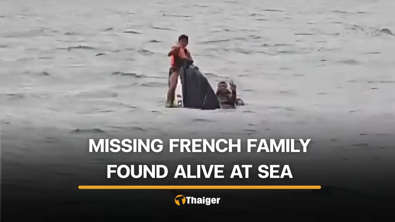 French family found safe after going missing during jet ski trip off Koh Samui