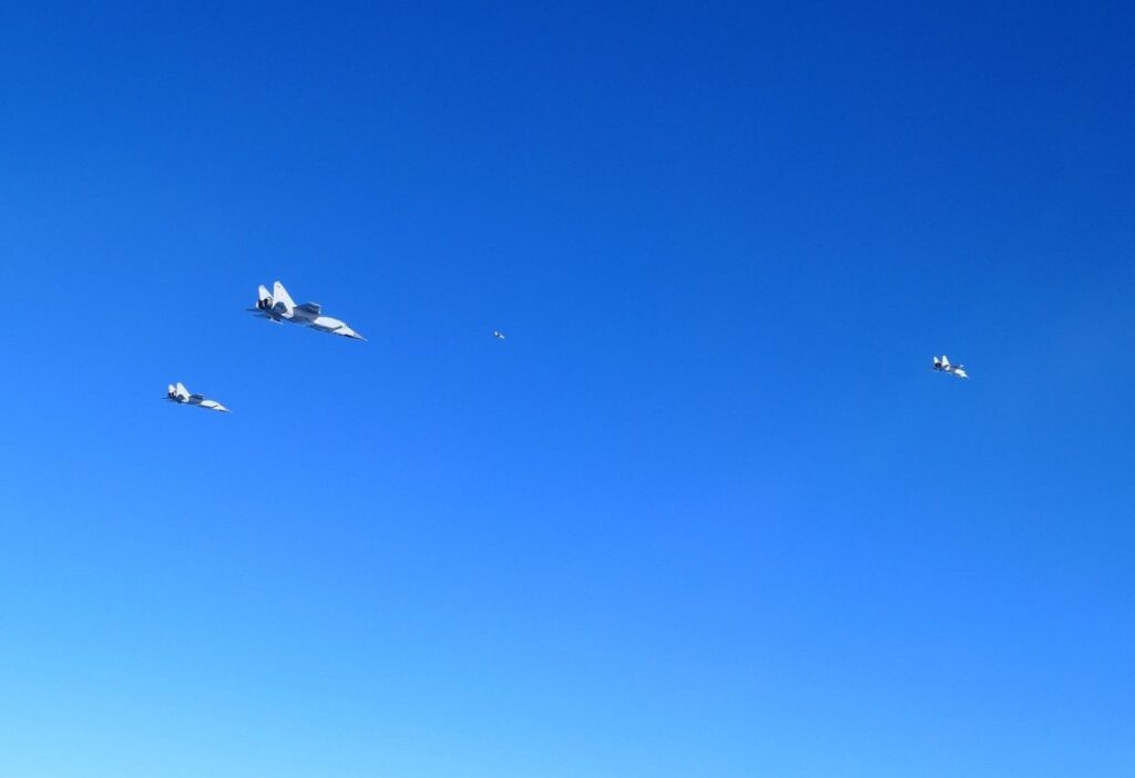 NATO fighter, one drone, one district: a jammed intercept lands over Latvia
