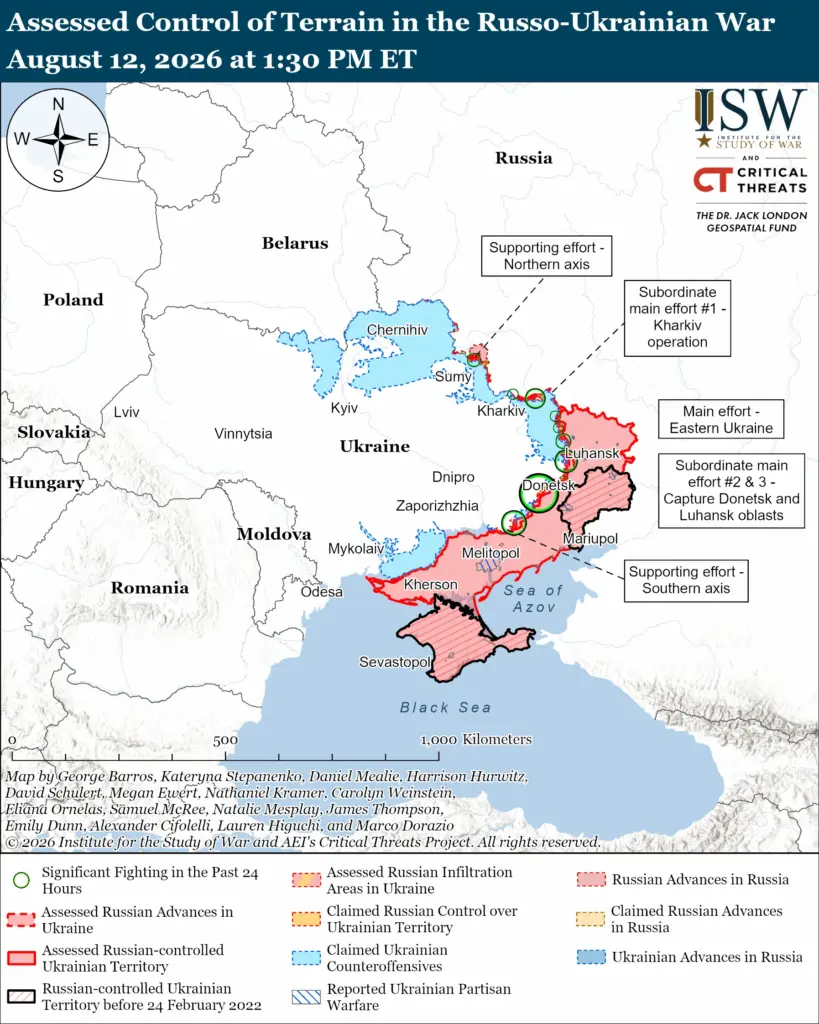 745 km² recaptured in Ukraine’s eight-month Oleksandrivka counteroffensive, Kyiv says
