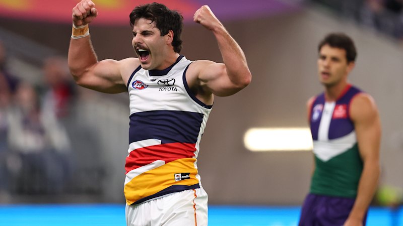 AFL LIVE: Crows on fire early despite hotel evacuation in must-win clash with retro Dockers in Perth