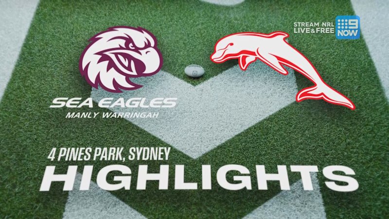 NRL Highlights: Sea Eagles v Dolphins - Round 24