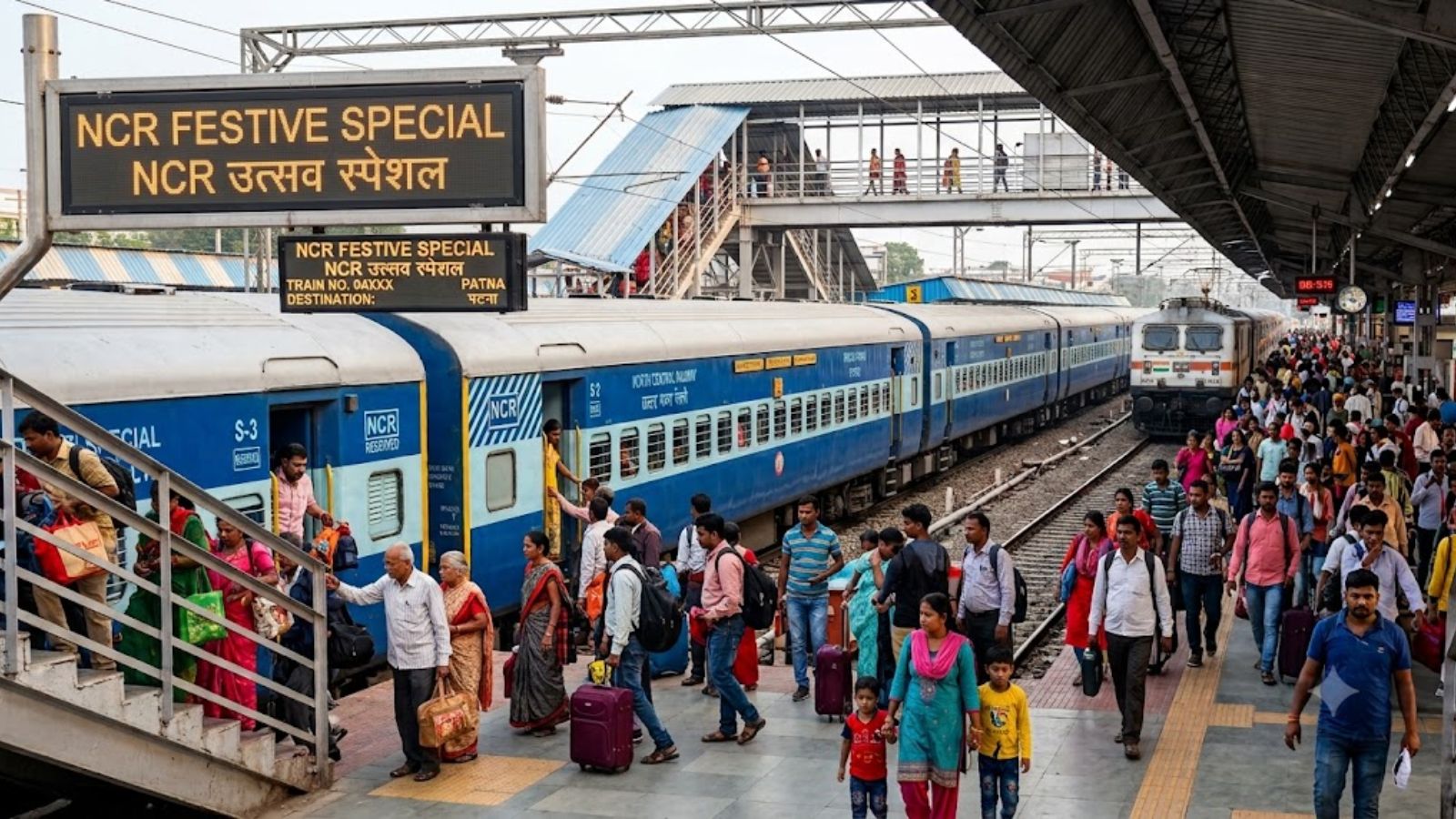 North Central Railway announces 1,000+ special train trips for Durga Puja, Diwali, Chhath