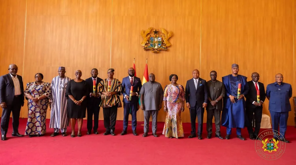 Veep commissions five envoys, charges them to advance Ghana’s interests abroad