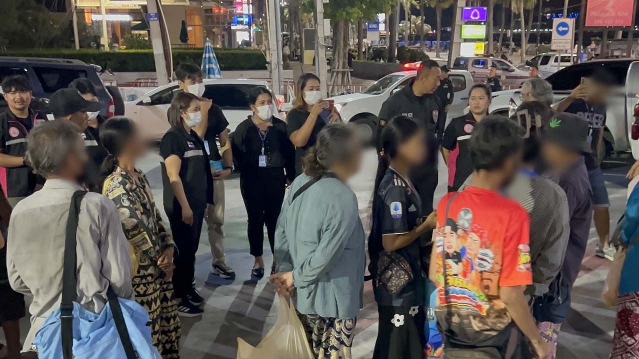 Pattaya crackdown finds 17 Cambodian beggars, including babies