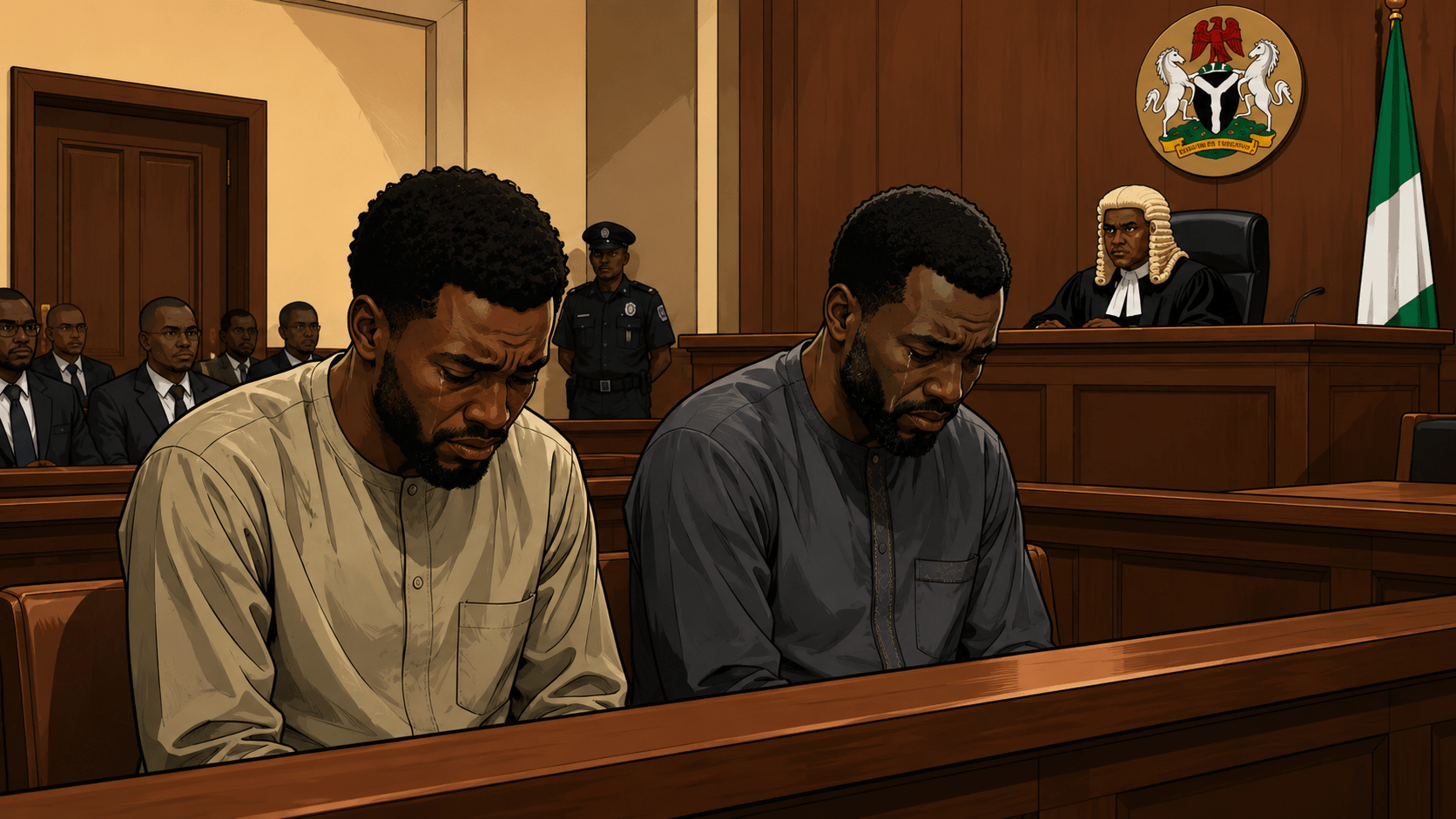 Two arraigned for alleged gang-rape of 13-year-old girl lured with chicken