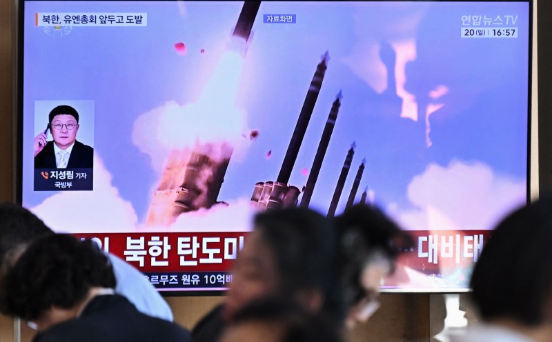 North Korea fires ballistic missile off east coast, Seoul says