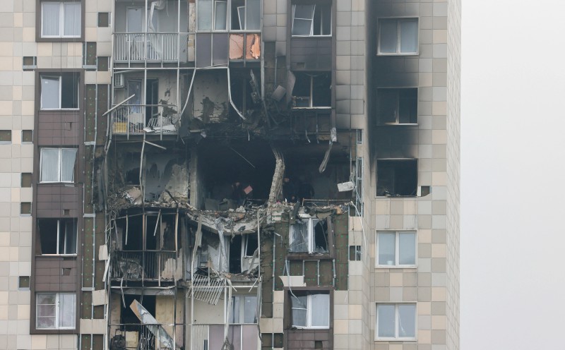 Mass drone barrage on Moscow kills two