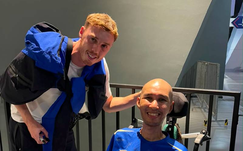 Chelsea stars fulfil lifelong dream of fan living with motor neurone disease