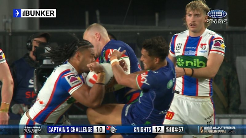 Martin strips it as Knights survive challenge