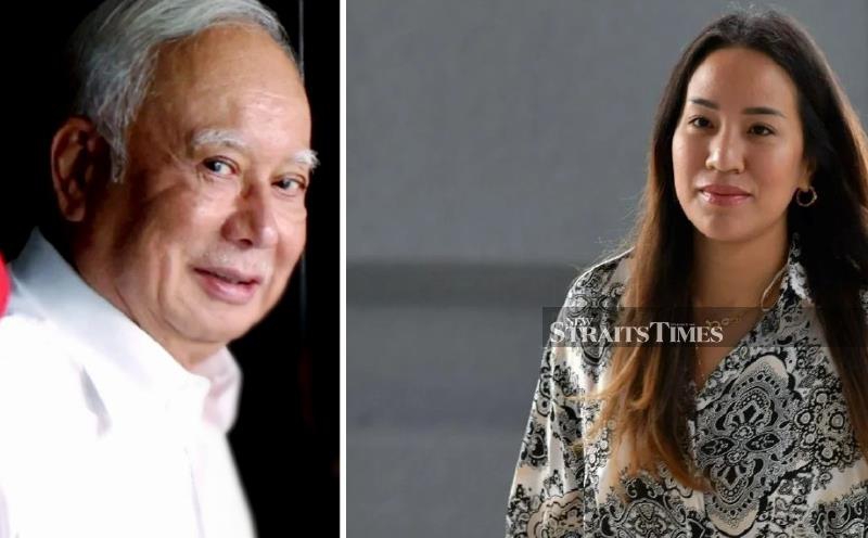 Najib touched by RM50mil fund support, says daughter