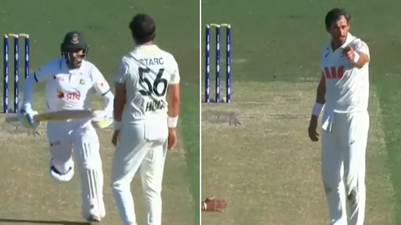 'You’re not in Bangladesh now': Starc, Mehidy Hasan clash during Darwin Test - Watch