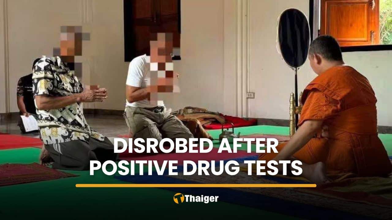 Surin abbot, monk disrobed after positive drug tests