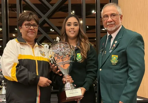 Kriya Odayar crowned best darts player in South Africa