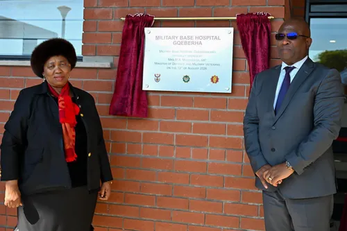 Motshekga opens R625 million 30-bed military hospital in Gqeberha