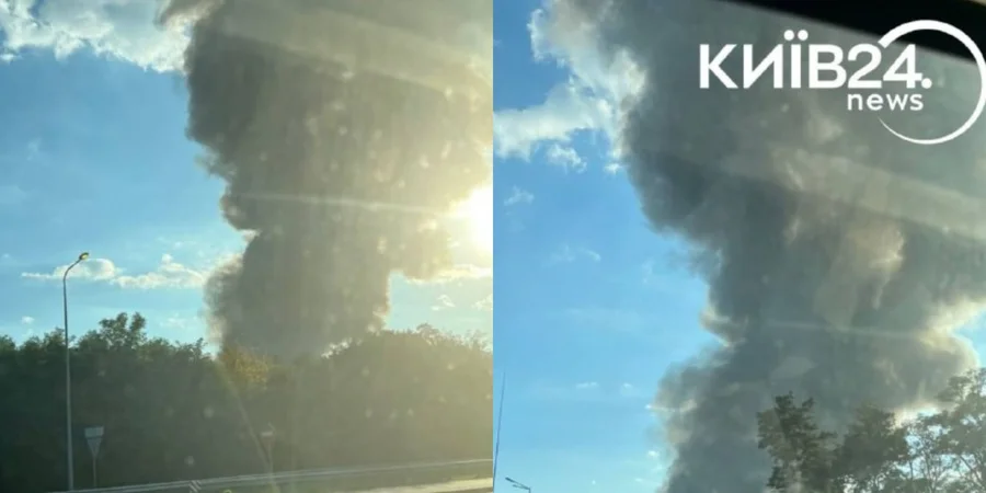 Russian jet-powered Shahed drones strike Kyiv city and oblast, setting warehouses ablaze