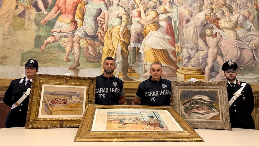 Multi-million dollar art recovered after three-minute Italian museum heist
