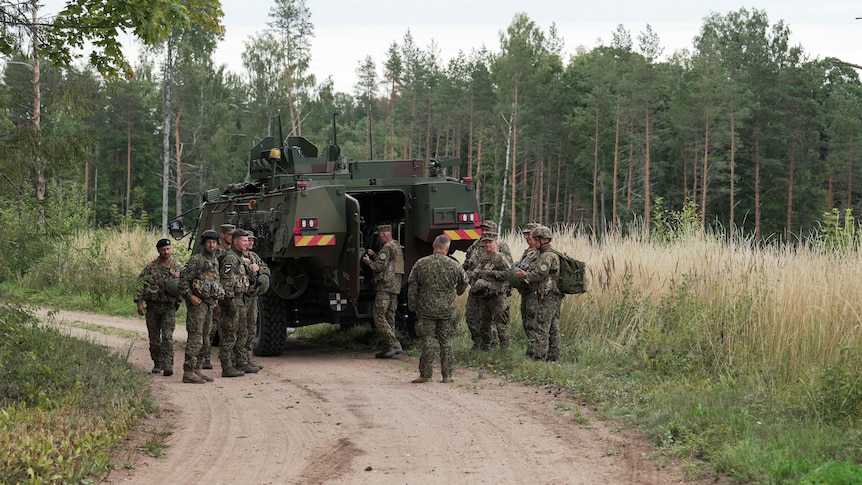 NATO fighter jet shoots down a drone over Latvia
