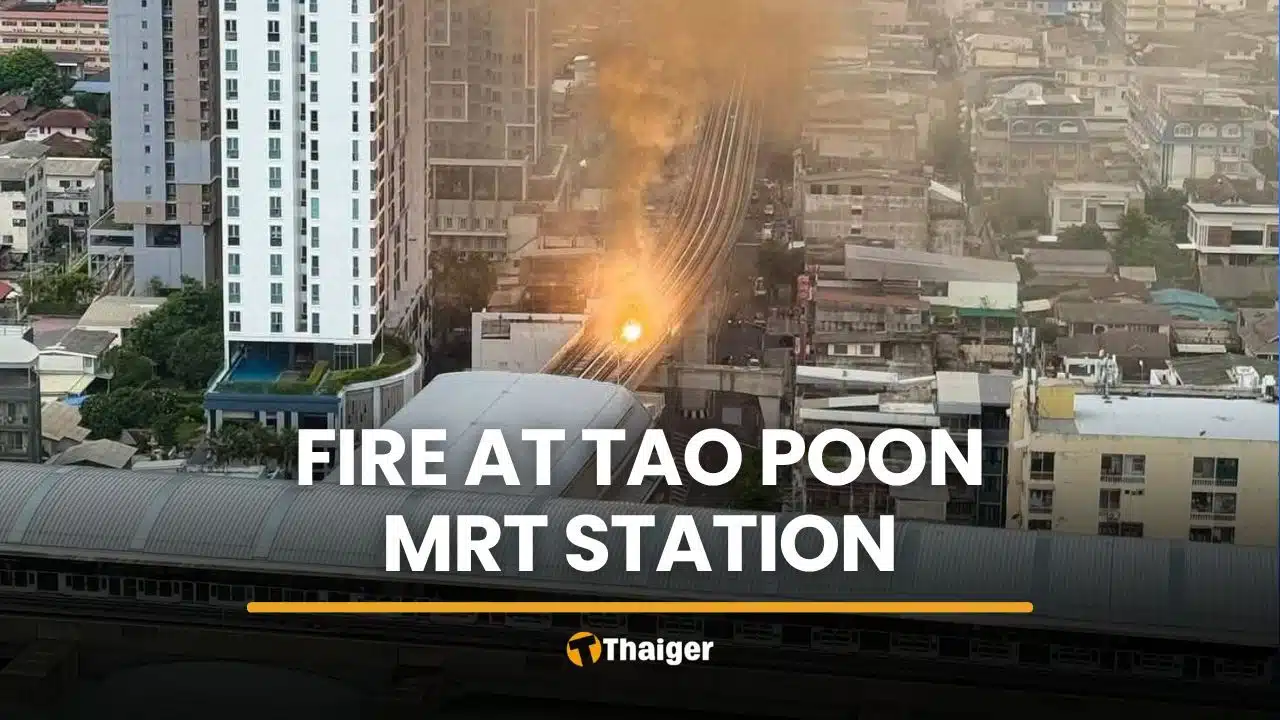 Fire at Tao Poon MRT station disrupts Blue Line services