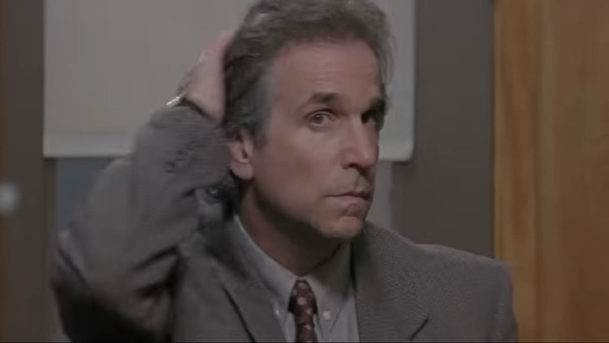 Henry Winkler was too cool for the original Scream poster