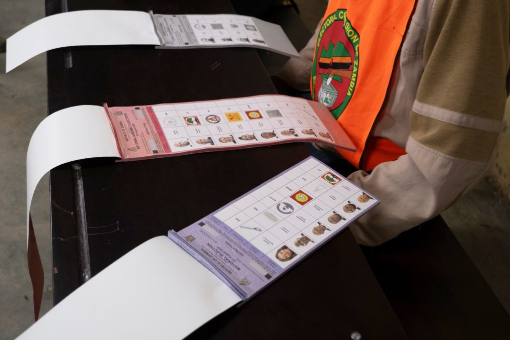 Zambia suspends vote counting in election over reports of violence and the theft of ballot papers