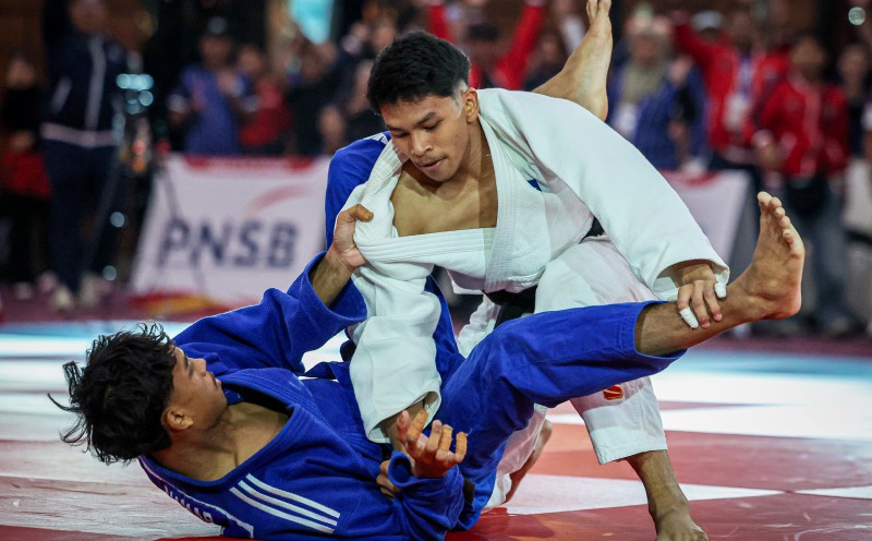 Judoka Nur Amin finally steps out of his brother's shadow