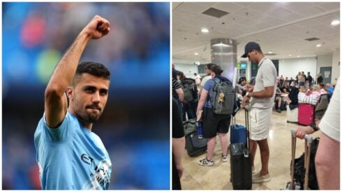 Manchester City’s Rodri takes Ryanair flight to Liverpool ahead of transfer speculation