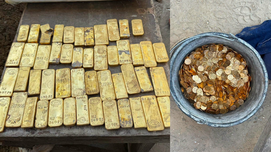 ‘We’ve found gold’: Belgian builders strike €9m treasure hidden behind cellar wall