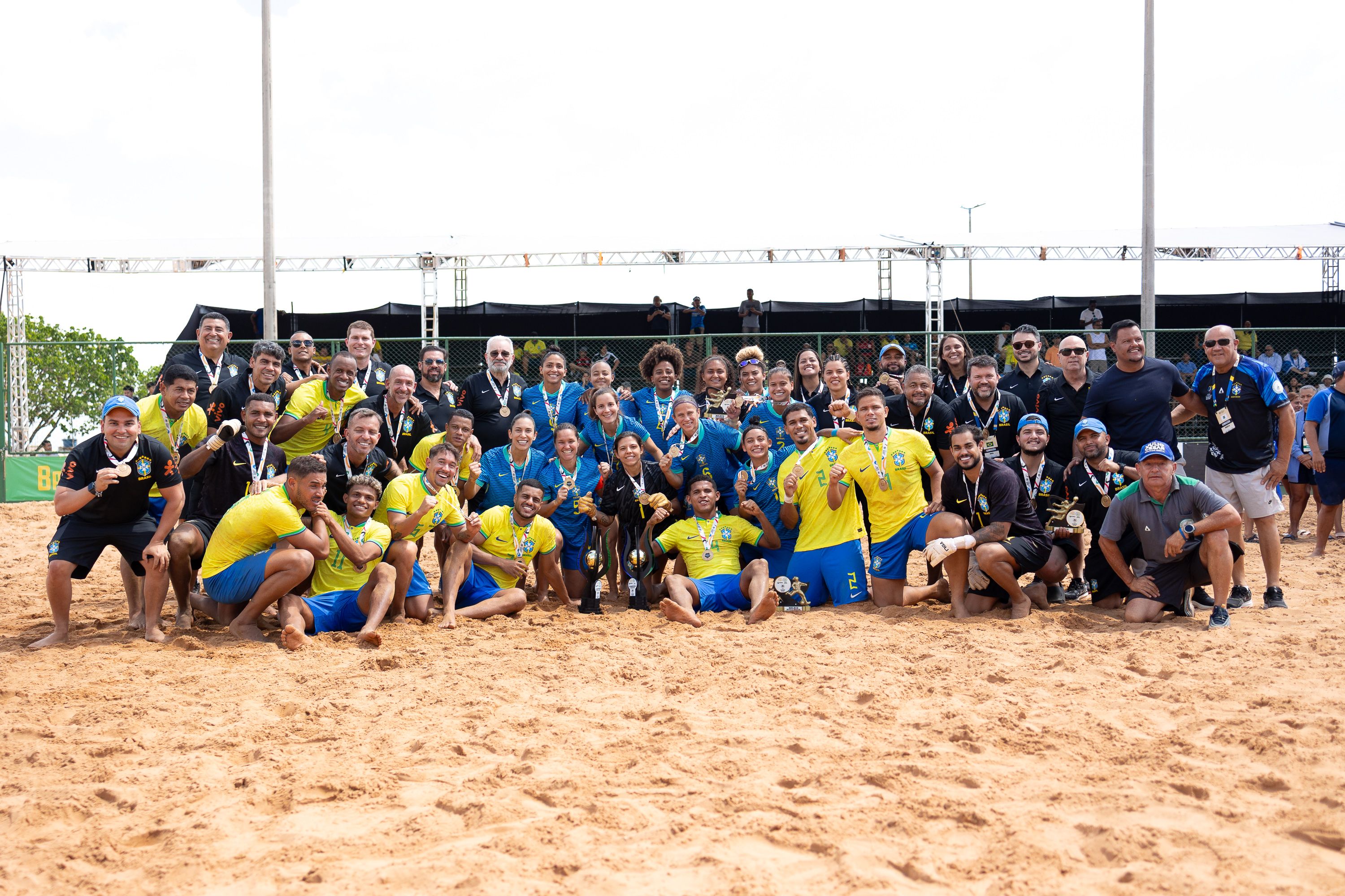Brazil win the men's and women's Nations Cup